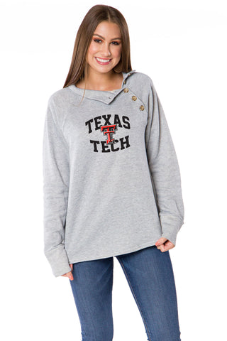 Texas Tech Red Raiders Mariah Button Pullover