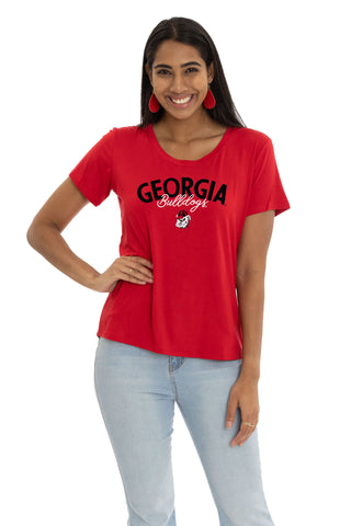 Georgia Bulldogs Scarlet Tee