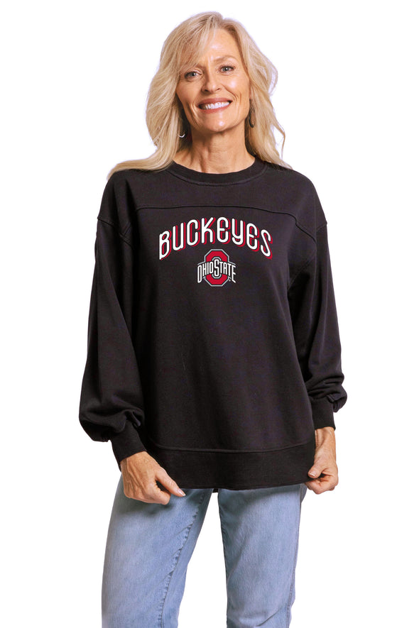 Ohio State Buckeyes Yvette Crewneck Sweatshirt