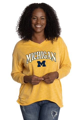 Michigan Wolverines Bailey V-Neck