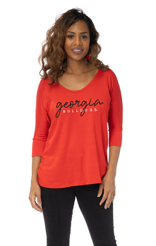 Georgia Bulldogs Tamara Top