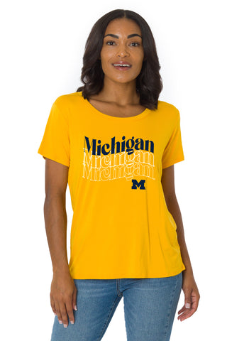 Michigan Wolverines Scarlet Tee