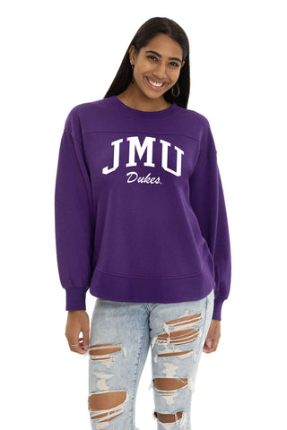 JMU Dukes Yvette Crewneck Sweatshirt
