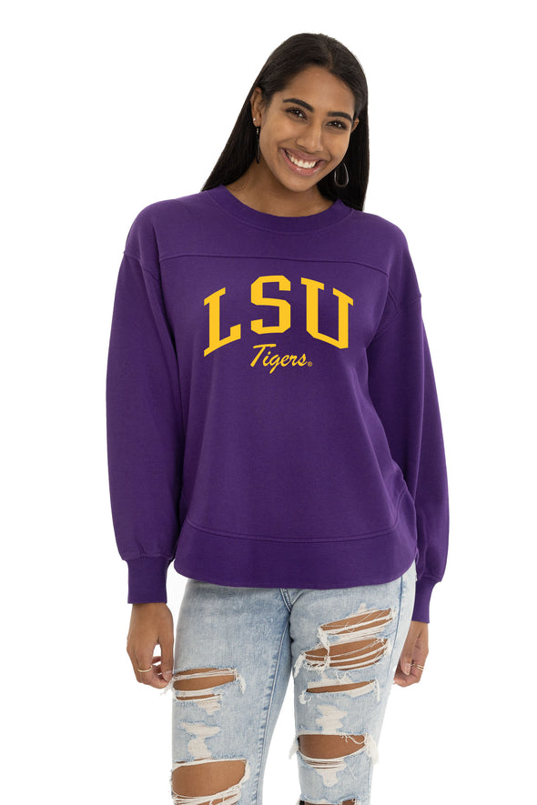 LSU Tigers Yvette Crewneck Sweatshirt