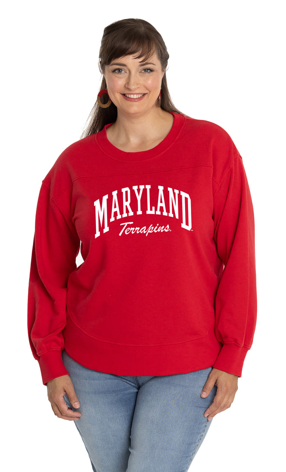 Maryland Terrapins Yvette Crewneck Sweatshirt