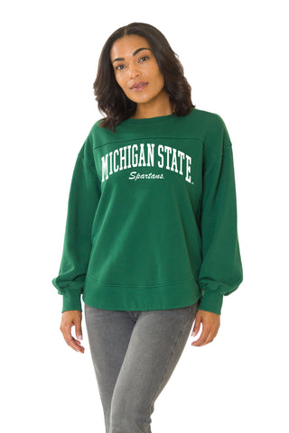 Michigan State Spartans Yvette Crewneck Sweatshirt