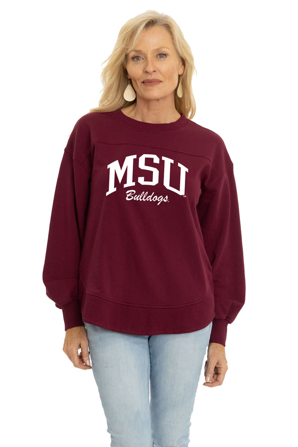 Mississippi State Bulldogs Yvette Crewneck Sweatshirt