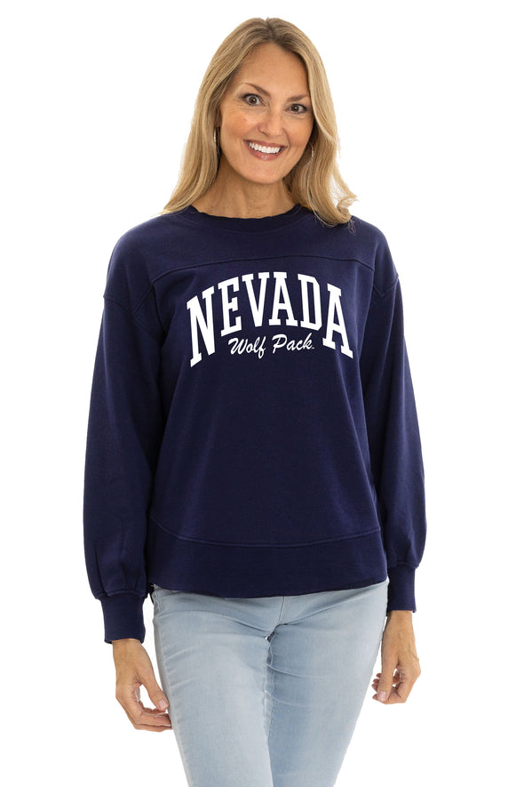 Nevada Wolf Pack Yvette Crewneck Sweatshirt