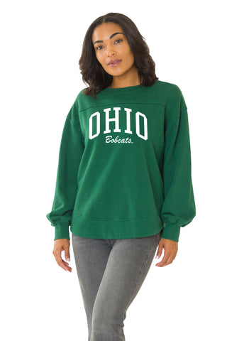 Ohio Bobcats Yvette Crewneck Sweatshirt