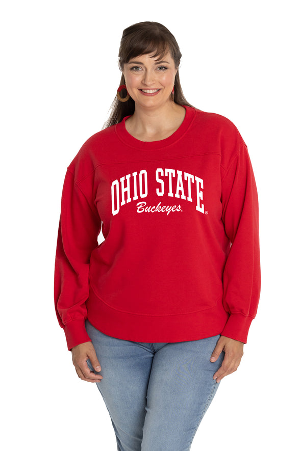 Ohio State Buckeyes Yvette Crewneck Sweatshirt