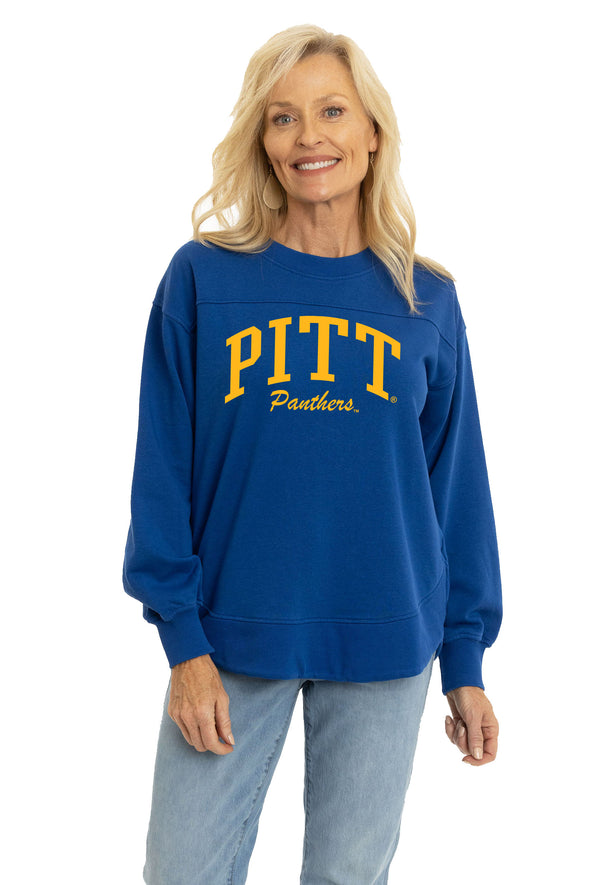 Pitt Panthers Yvette Crewneck Sweatshirt