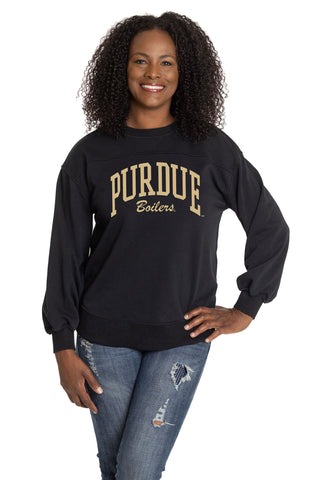 Purdue Boilermakers Yvette Crewneck Sweatshirt