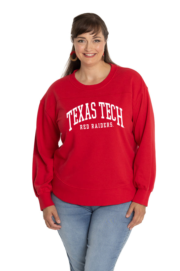 Texas Tech Red Raiders Yvette Crewneck Sweatshirt