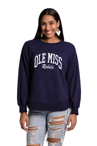 Ole Miss Rebels Yvette Crewneck Sweatshirt