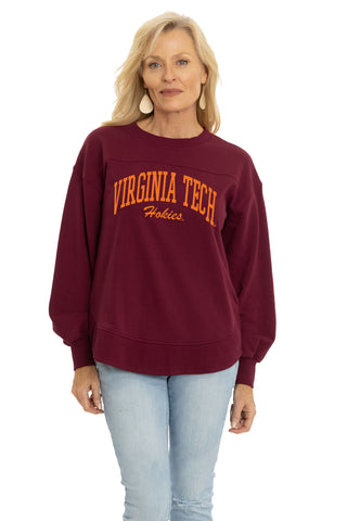 Virginia Tech Hokies Yvette Crewneck Sweatshirt