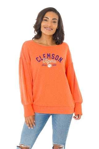 Clemson Tigers Women's Apparel - Flying Colors The Clemson Logo Tube Top L