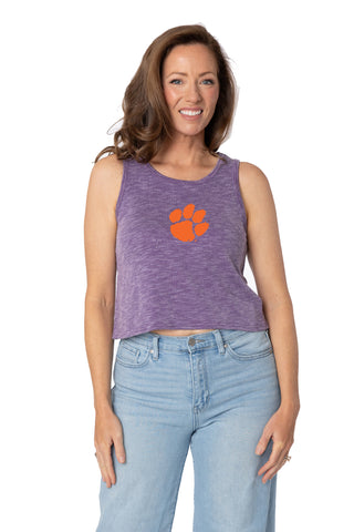Clemson Tigers Brie Crop Tank