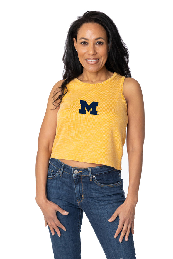 Michigan Wolverines Brie Crop Tank