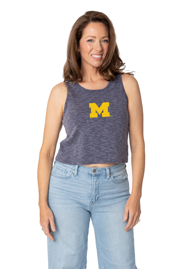 Michigan Wolverines Brie Crop Tank