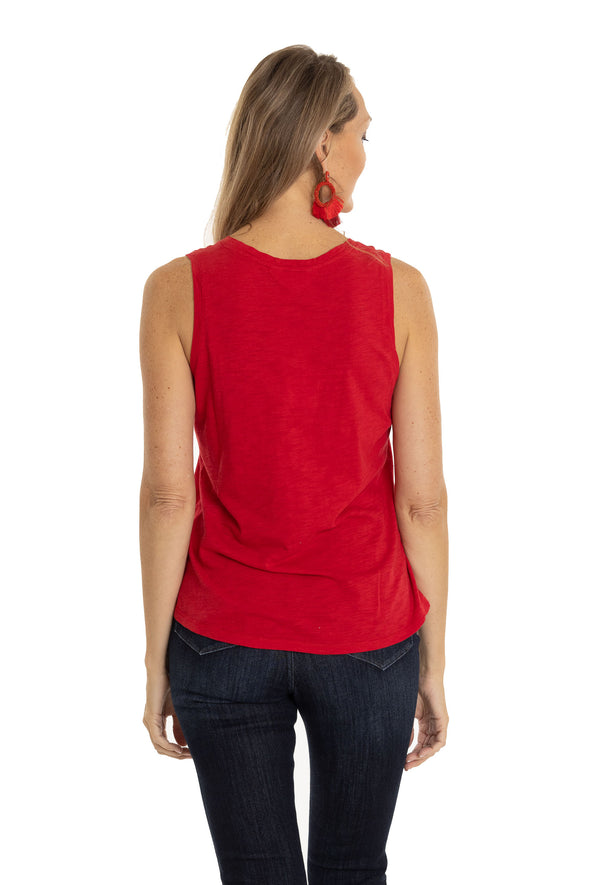 The Sloan Slub V-Neck Tank