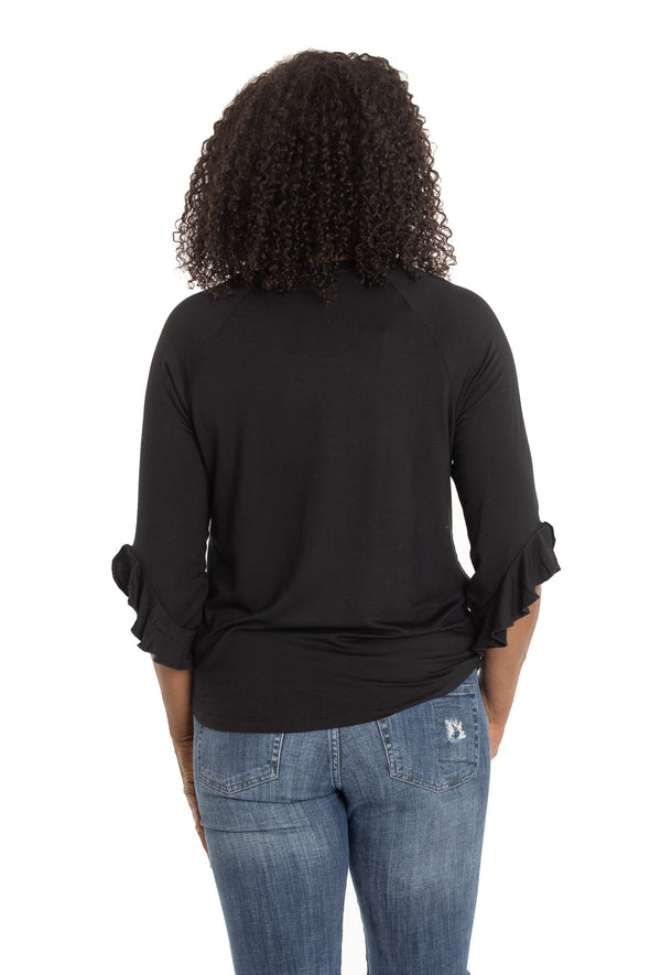Michigan State Spartans Renata Ruffle Sleeve Top