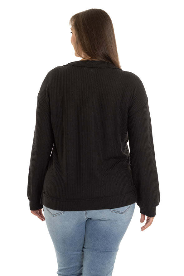 Arkansas Razorbacks Waverly Waffle Knit Top
