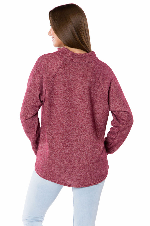 Mississippi State Bulldogs Mariah Button Pullover