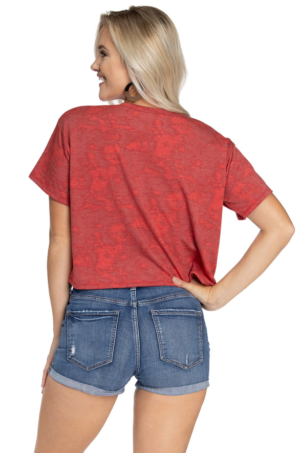 Texas Tech Red Raiders Kimberly Crop Tee