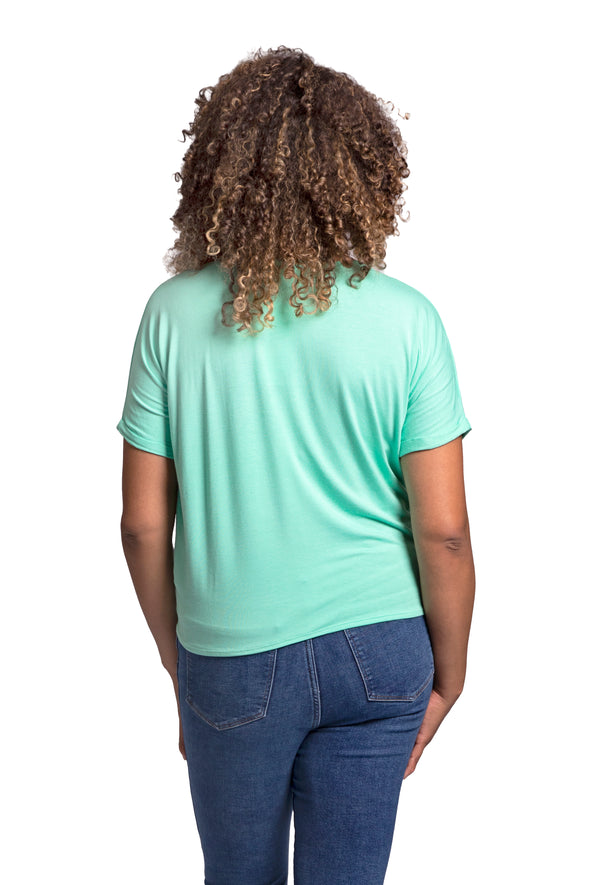 The Tia Tie Front Top