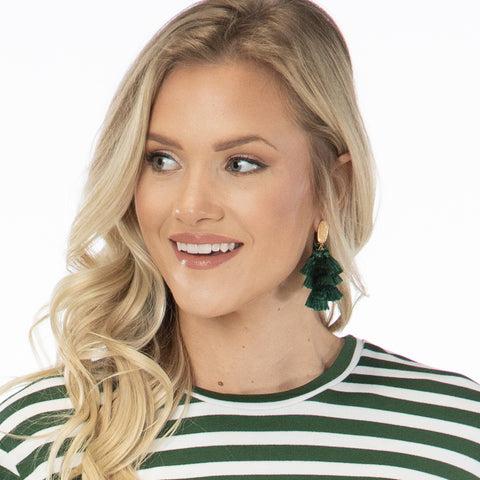 Tassle Bouquet Earrings - Hunter