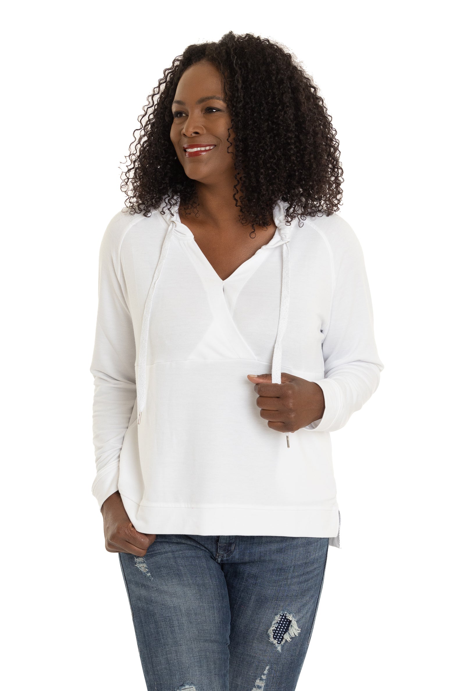 Cross clearance front pullover