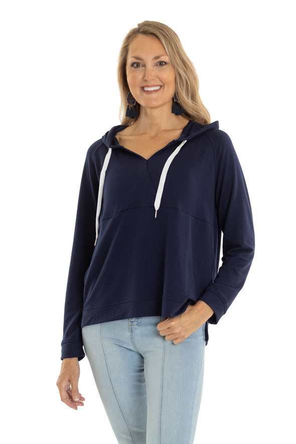The Christine Cross Front Hoodie