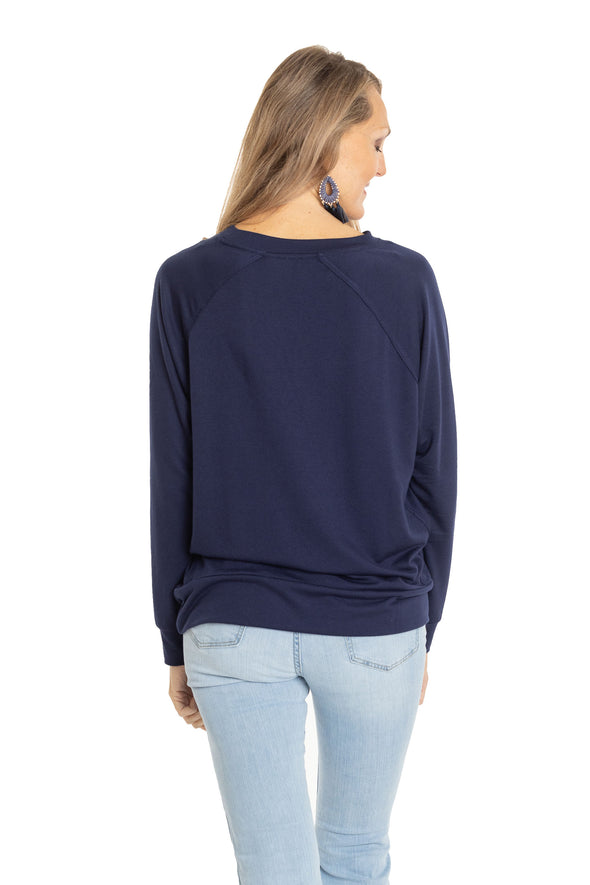 The Rylee Raglan Long Sleeve Top