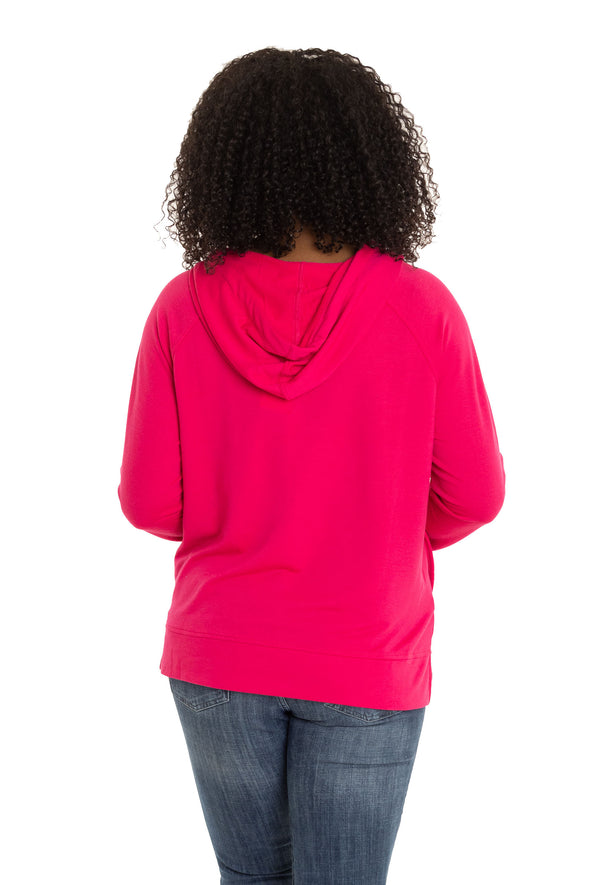 The Christine Cross Front Hoodie