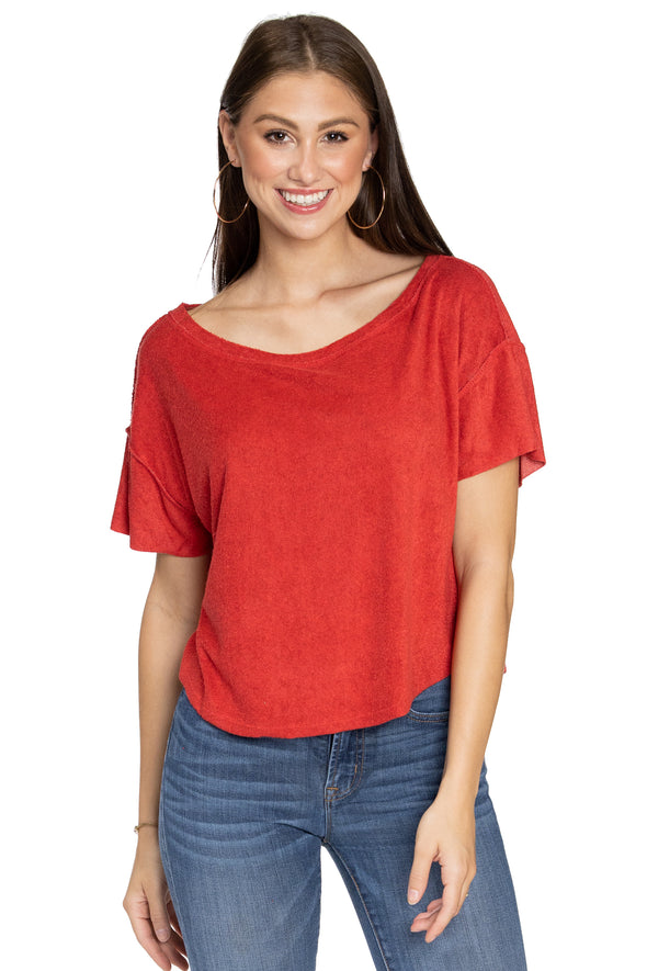 The April Velour Tee