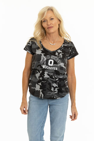 Ohio State Buckeyes Camo Vera Tee