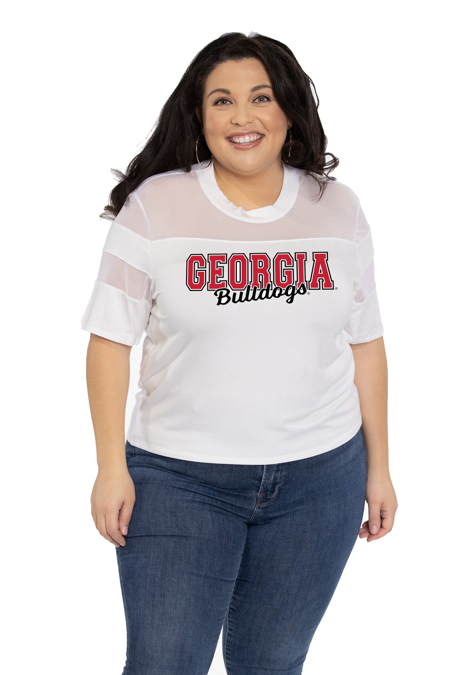Georgia Bulldogs Avery Jersey L White