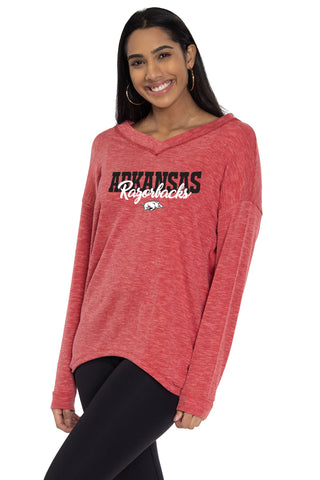 Arkansas Razorbacks Bailey V-Neck