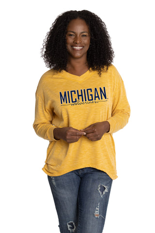 Michigan Wolverines Bailey V-Neck