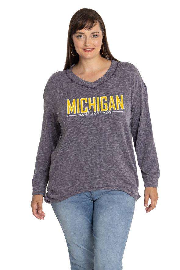 Michigan Wolverines Bailey V-Neck