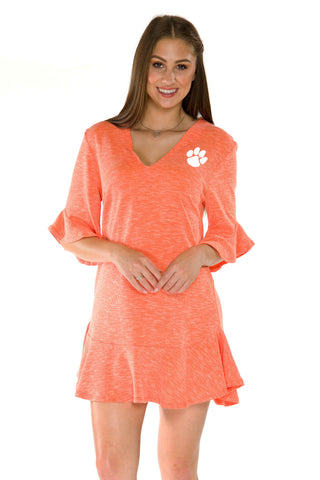 Clemson Tigers Syd Ruffle Dress