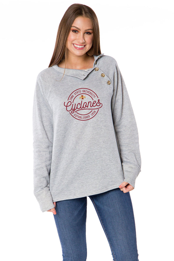 Iowa State Cyclones Mariah Button Pullover