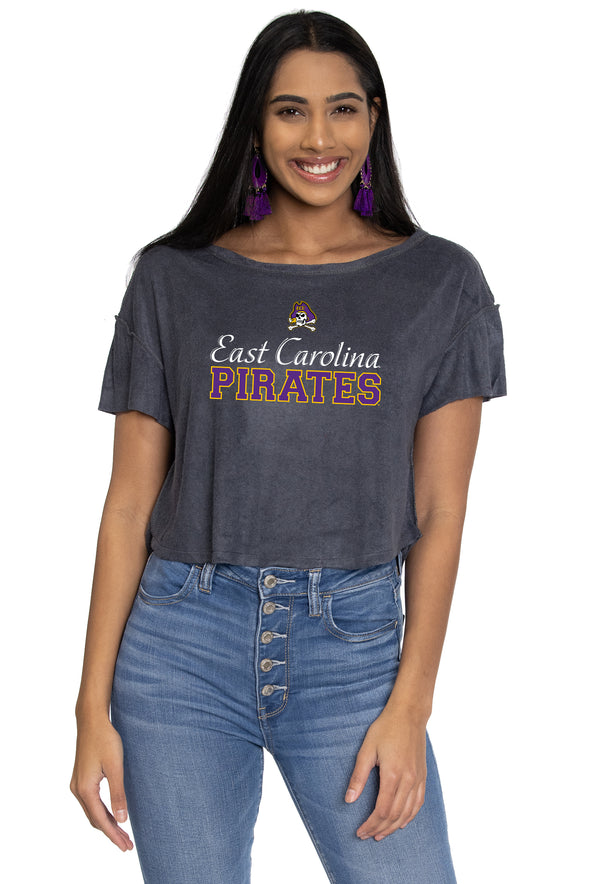 ECU Pirates April Velour Tee