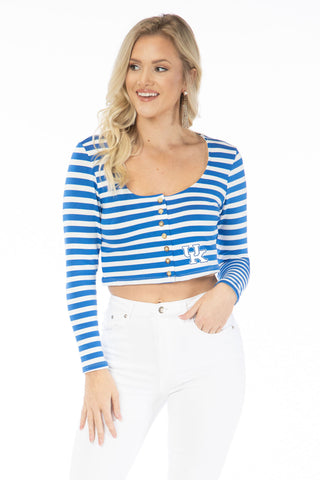 Kentucky Wildcats Jayme Striped Crop
