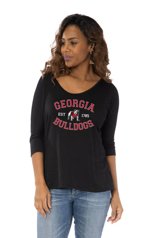 Georgia Bulldogs Tamara Top