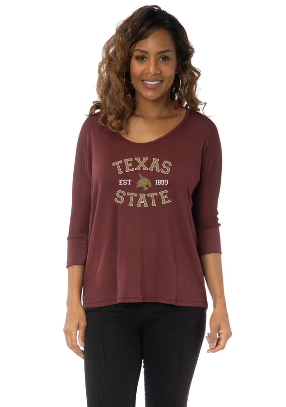 Texas State Bobcats Tamara Top