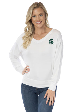 Michigan State Spartans Meredith V-Neck