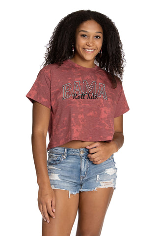 Alabama Crimson Tide Kimberly Crop Tee