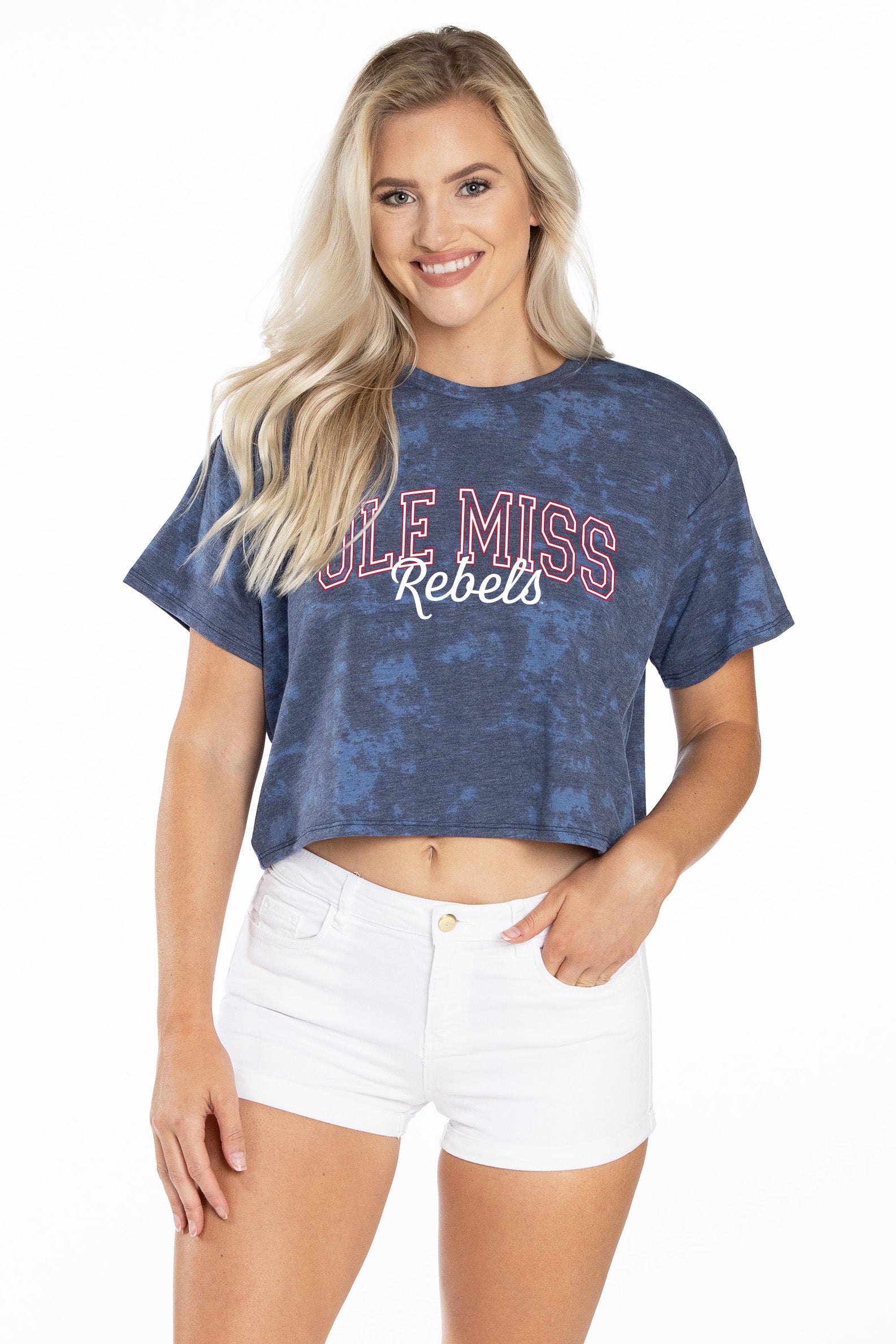 Ole Miss Rebels Kimberly Crop Tee