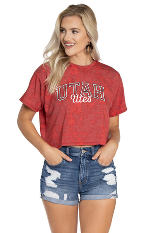 Utah Utes Kimberly Crop Tee